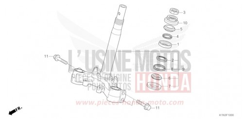 TIGE DE DIRECTION FSH125M de 2021
